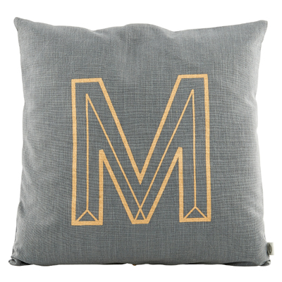 Letter M Cushion Cover