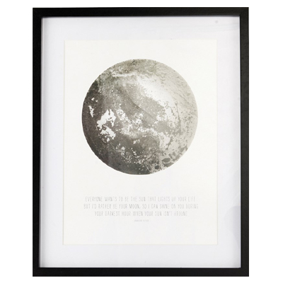 Frame, Moon Poster