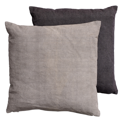 Cushion Cover Gray (Set of 2)