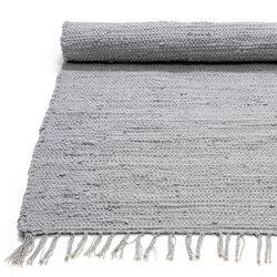 Handmade cotton rug Gray (2 size)